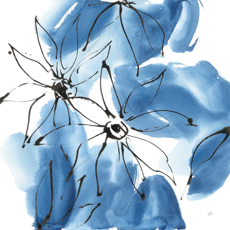 Indigo Neutrals II by Chris Paschke. SKU 70652a. Archival Giclee Fine art print for wall decor.
