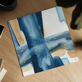 Indigo V by Chris Paschke. Shown as a detailed flat fine art print, highlighting archival giclee quality. Available as an archival giclee rolled canvas, fine art paper, or poster print. SKU 15137a.