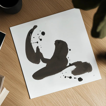 Ink Drops I by Chris Paschke. Shown as a detailed flat fine art print, highlighting archival giclee quality. Available as an archival giclee rolled canvas, fine art paper, or poster print. SKU 66207a.