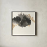Ink Flow II by Chris Paschke. Shown in a sleek black glass frame for a contemporary gallery look. Available as an archival giclee rolled canvas, fine art paper, or poster print. SKU 75458a.