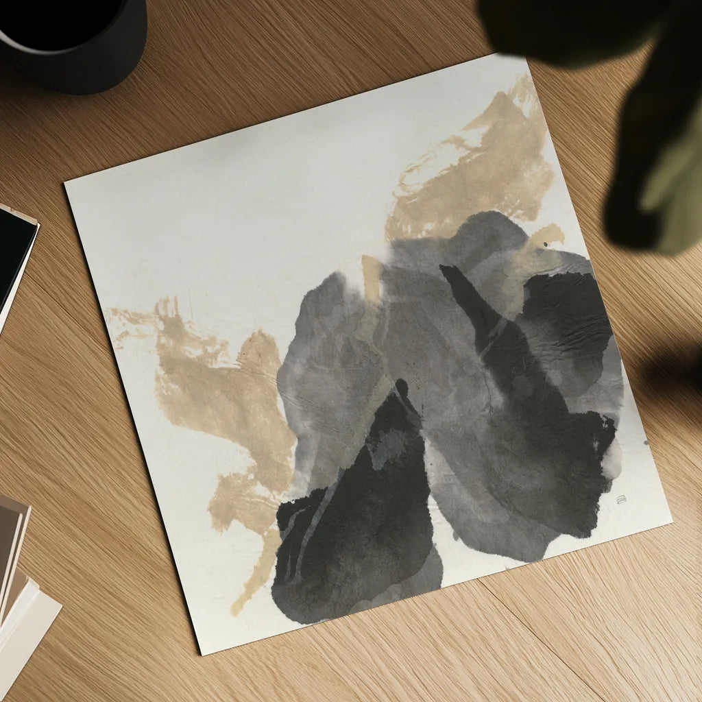 Ink Flow III by Chris Paschke. Shown as a detailed flat fine art print, highlighting archival giclee quality. Available as an archival giclee rolled canvas, fine art paper, or poster print. SKU 75459a.