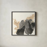 Ink Flow III by Chris Paschke. Shown in a sleek black glass frame for a contemporary gallery look. Available as an archival giclee rolled canvas, fine art paper, or poster print. SKU 75459a.
