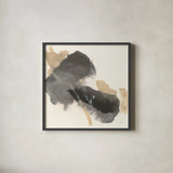 Ink Flow IV by Chris Paschke. Shown in a sleek black glass frame for a contemporary gallery look. Available as an archival giclee rolled canvas, fine art paper, or poster print. SKU 75460a.