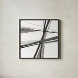 Ink and Pastel III by Chris Paschke. Shown in a sleek black glass frame for a contemporary gallery look. Available as an archival giclee rolled canvas, fine art paper, or poster print. SKU 84561a.