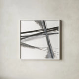 Ink and Pastel IV by Chris Paschke. Shown in a crisp white glass frame for a clean and minimalist style. Available as an archival giclee rolled canvas, fine art paper, or poster print. SKU 84562a.
