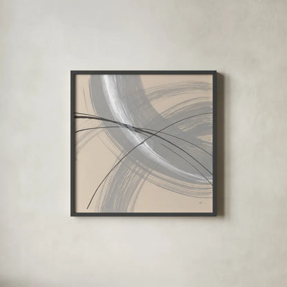 Intersection III by Chris Paschke. Shown in a sleek black glass frame for a contemporary gallery look. Available as an archival giclee rolled canvas, fine art paper, or poster print. SKU 83797a.