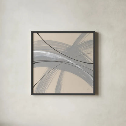 Intersection IV by Chris Paschke. Shown in a sleek black glass frame for a contemporary gallery look. Available as an archival giclee rolled canvas, fine art paper, or poster print. SKU 83798a.