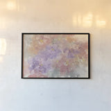 Intimate Freesia by Chris Paschke. shown as a paper print in a black flame. Available as a archival giclee rolled canvas, fine art paper, or poster print. SKU 50271i.