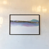 Island by Chris Paschke. shown as a paper print in a black flame. Available as a archival giclee rolled canvas, fine art paper, or poster print. SKU 65427i.