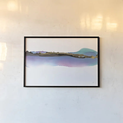 Island by Chris Paschke. shown as a paper print in a black flame. Available as a archival giclee rolled canvas, fine art paper, or poster print. SKU 65427i.