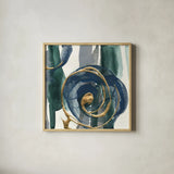 Jasper II by Chris Paschke. Shown in a natural wood glass frame for a timeless modern aesthetic. Available as an archival giclee rolled canvas, fine art paper, or poster print. SKU 34708a.