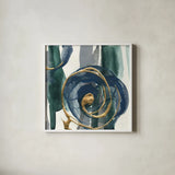 Jasper II by Chris Paschke. Shown in a crisp white glass frame for a clean and minimalist style. Available as an archival giclee rolled canvas, fine art paper, or poster print. SKU 34708a.