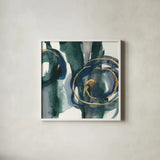 Jasper III by Chris Paschke. Shown in a crisp white glass frame for a clean and minimalist style. Available as an archival giclee rolled canvas, fine art paper, or poster print. SKU 34709a.
