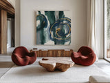 Jasper III by Chris Paschke. Shown as extra-large giant wall art in a modern living room. Available as an archival giclee rolled canvas, fine art paper, or poster print. SKU 34709a.