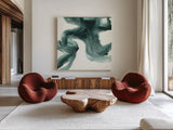 Jasper Wash I by Chris Paschke. Shown as extra-large giant wall art in a modern living room. Available as an archival giclee rolled canvas, fine art paper, or poster print. SKU 34710a.