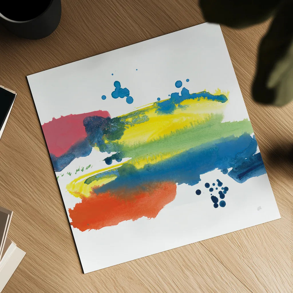 Jewel Abstraction III by Chris Paschke. Shown as a detailed flat fine art print, highlighting archival giclee quality. Available as an archival giclee rolled canvas, fine art paper, or poster print. SKU 80137a.