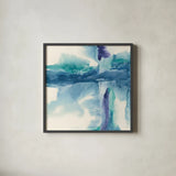Jewel Tones II by Chris Paschke. Shown in a sleek black glass frame for a contemporary gallery look. Available as an archival giclee rolled canvas, fine art paper, or poster print. SKU 16800a.
