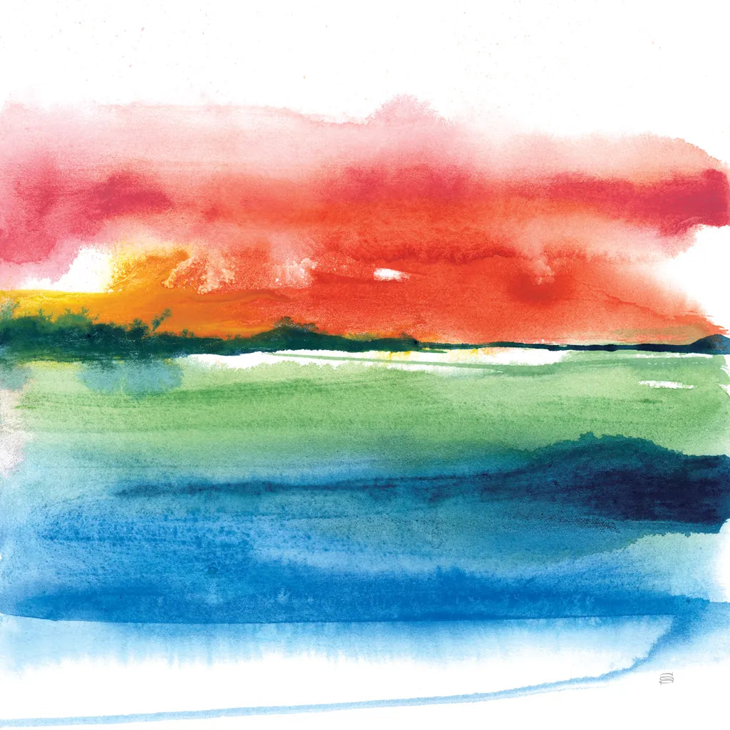 Jewel Waterway II by Chris Paschke. SKU 80128a. Archival Giclee Fine art print for wall decor.