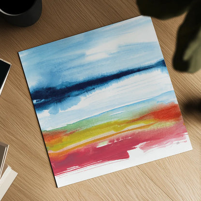 Jewel Waterway III by Chris Paschke. Shown as a detailed flat fine art print, highlighting archival giclee quality. Available as an archival giclee rolled canvas, fine art paper, or poster print. SKU 80129a.