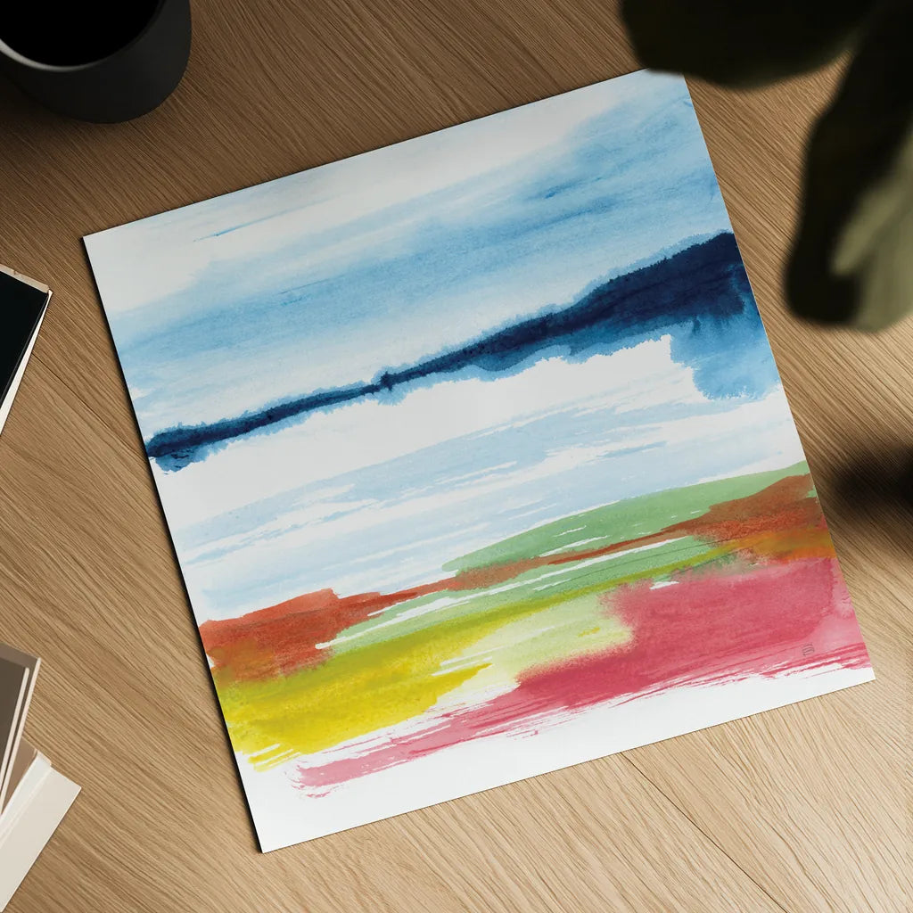 Jewel Waterway IV by Chris Paschke. Shown as a detailed flat fine art print, highlighting archival giclee quality. Available as an archival giclee rolled canvas, fine art paper, or poster print. SKU 80130a.