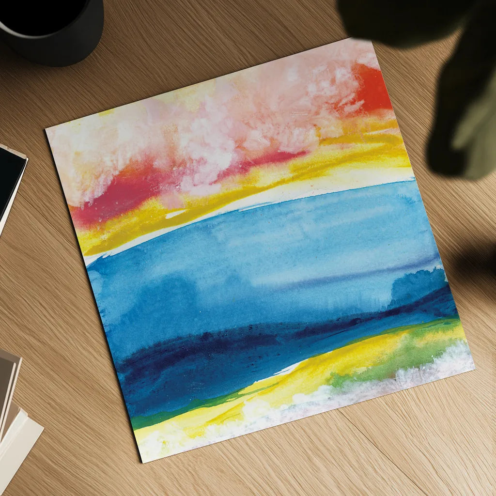 Jewel Waterway VII by Chris Paschke. Shown as a detailed flat fine art print, highlighting archival giclee quality. Available as an archival giclee rolled canvas, fine art paper, or poster print. SKU 80133a.