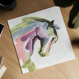 Kings Horses I by Chris Paschke. Shown as a detailed flat fine art print, highlighting archival giclee quality. Available as an archival giclee rolled canvas, fine art paper, or poster print. SKU 98221a.