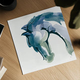 Kings Horses II Cool by Chris Paschke. Shown as a detailed flat fine art print, highlighting archival giclee quality. Available as an archival giclee rolled canvas, fine art paper, or poster print. SKU 100460a.