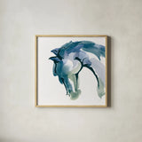 Kings Horses II Cool by Chris Paschke. Shown in a natural wood glass frame for a timeless modern aesthetic. Available as an archival giclee rolled canvas, fine art paper, or poster print. SKU 100460a.