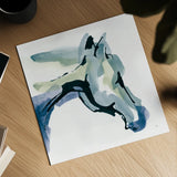 Kings Horses III Cool by Chris Paschke. Shown as a detailed flat fine art print, highlighting archival giclee quality. Available as an archival giclee rolled canvas, fine art paper, or poster print. SKU 100461a.