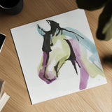 Kings Horses IV by Chris Paschke. Shown as a detailed flat fine art print, highlighting archival giclee quality. Available as an archival giclee rolled canvas, fine art paper, or poster print. SKU 98224a.