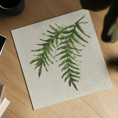 Kozo Fern VI by Chris Paschke. Shown as a detailed flat fine art print, highlighting archival giclee quality. Available as an archival giclee rolled canvas, fine art paper, or poster print. SKU 95419a.