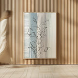 Laidback Flowers II by Chris Paschke. shown as over sized large wall art. Available as an archival giclee rolled canvas, fine art paper, or poster print. SKU 83790h.