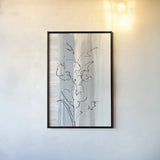 Laidback Flowers II by Chris Paschke. shown as a paper print in a black flame. Available as a archival giclee rolled canvas, fine art paper, or poster print. SKU 83790h.