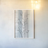 Laidback Flowers II by Chris Paschke. shown as a paper print in a white frame. Available as a archival giclee rolled canvas, fine art paper, or poster print. SKU 83790h.