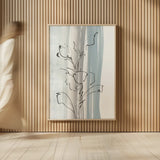 Laidback Flowers III by Chris Paschke. shown as over sized large wall art. Available as an archival giclee rolled canvas, fine art paper, or poster print. SKU 84159h.