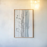 Laidback Flowers III by Chris Paschke. shown as a paper print in a natural frame. Available as a archival giclee rolled canvas, fine art paper, or poster print. SKU 84159h.