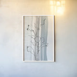 Laidback Flowers III by Chris Paschke. shown as a paper print in a white frame. Available as a archival giclee rolled canvas, fine art paper, or poster print. SKU 84159h.