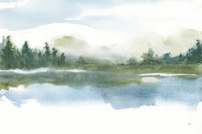 Lake Fog I by Chris Paschke. SKU 83101i. Archival Giclee Fine art print for wall decor.