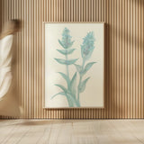 Lambs Ear Sage II by Chris Paschke. shown as over sized large wall art. Available as an archival giclee rolled canvas, fine art paper, or poster print. SKU 55068h.