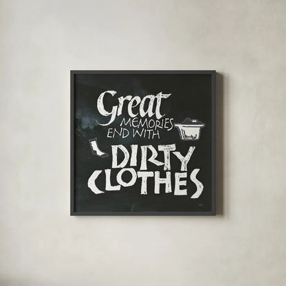 Laundry Room I by Chris Paschke. Shown in a sleek black glass frame for a contemporary gallery look. Available as an archival giclee rolled canvas, fine art paper, or poster print. SKU 38781a.