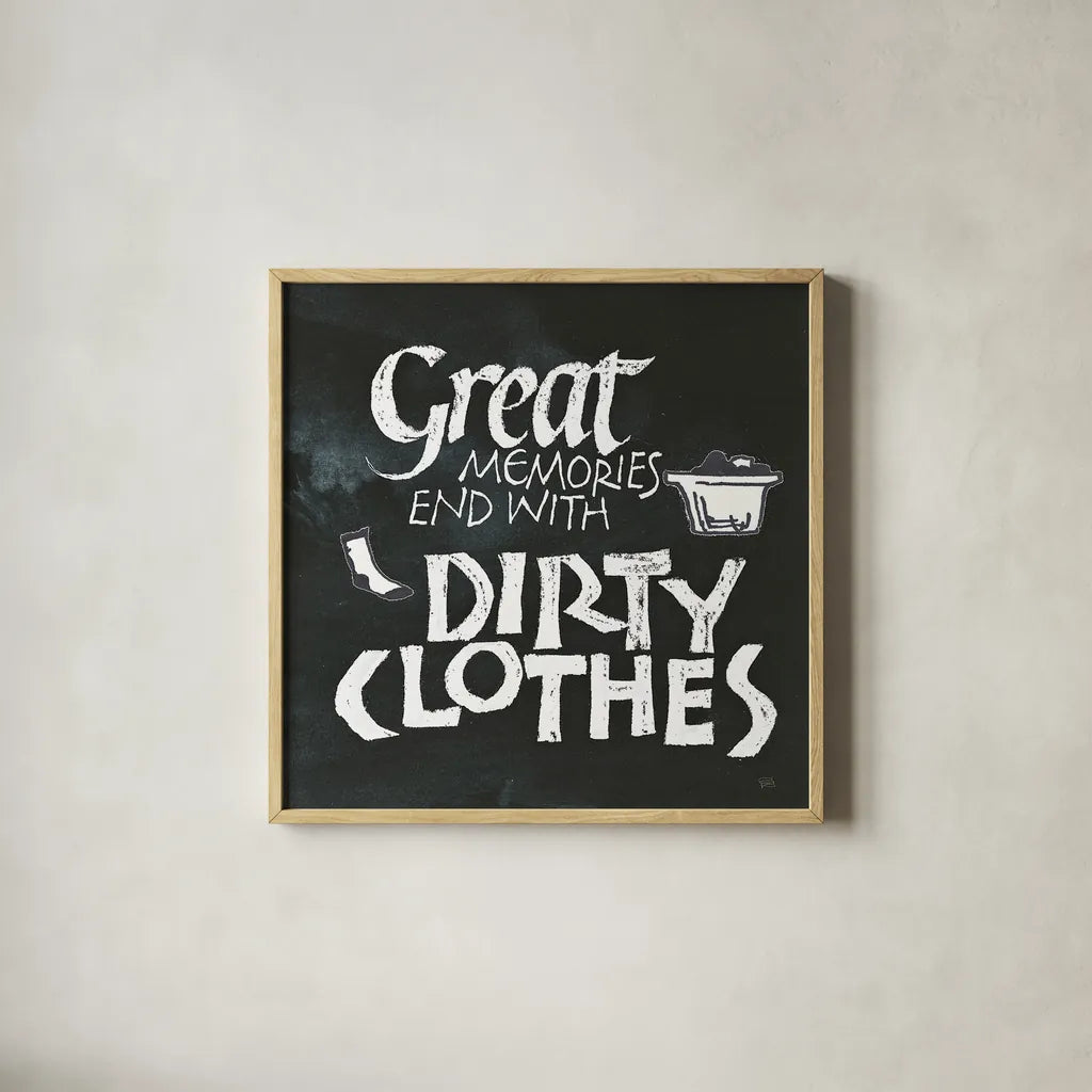 Laundry Room I by Chris Paschke. Shown in a natural wood glass frame for a timeless modern aesthetic. Available as an archival giclee rolled canvas, fine art paper, or poster print. SKU 38781a.