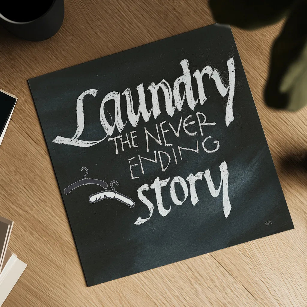 Laundry Room II by Chris Paschke. Shown as a detailed flat fine art print, highlighting archival giclee quality. Available as an archival giclee rolled canvas, fine art paper, or poster print. SKU 38782a.