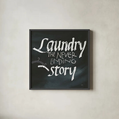 Laundry Room II by Chris Paschke. Shown in a sleek black glass frame for a contemporary gallery look. Available as an archival giclee rolled canvas, fine art paper, or poster print. SKU 38782a.