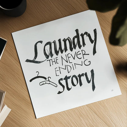 Laundry Room II White by Chris Paschke. Shown as a detailed flat fine art print, highlighting archival giclee quality. Available as an archival giclee rolled canvas, fine art paper, or poster print. SKU 65516a.