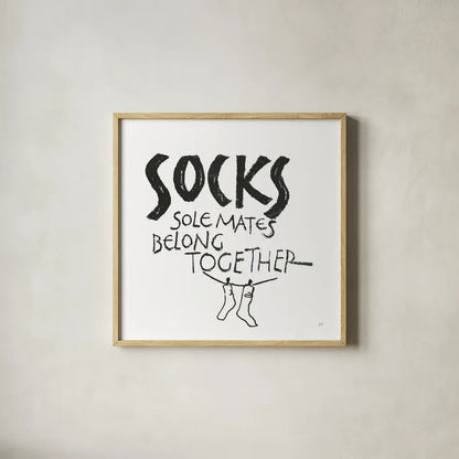 Laundry Room III White by Chris Paschke. Shown in a natural wood glass frame for a timeless modern aesthetic. Available as an archival giclee rolled canvas, fine art paper, or poster print. SKU 65517a.