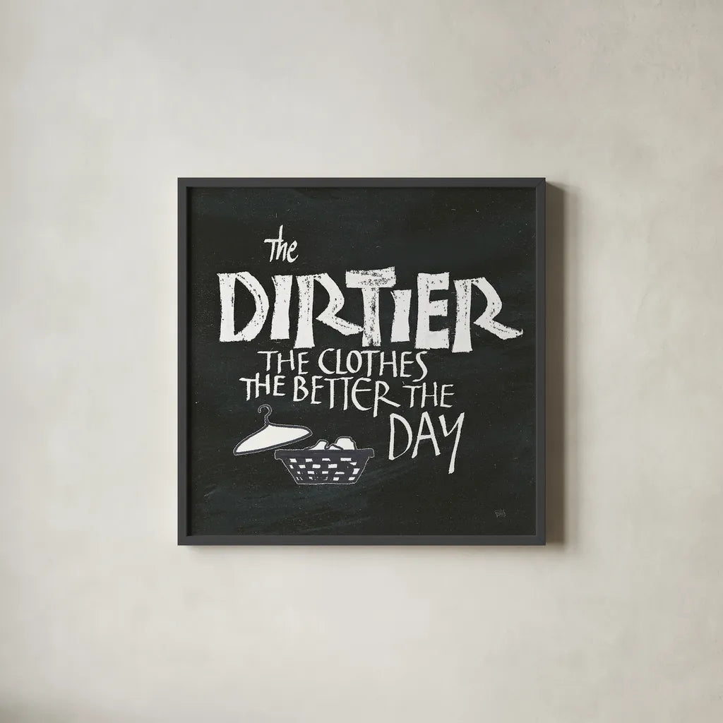 Laundry Room IV by Chris Paschke. Shown in a sleek black glass frame for a contemporary gallery look. Available as an archival giclee rolled canvas, fine art paper, or poster print. SKU 38784a.