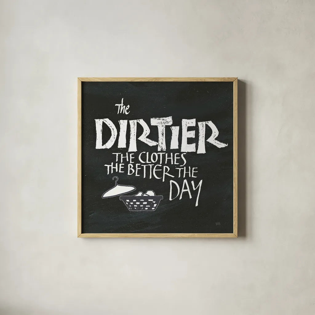 Laundry Room IV by Chris Paschke. Shown in a natural wood glass frame for a timeless modern aesthetic. Available as an archival giclee rolled canvas, fine art paper, or poster print. SKU 38784a.