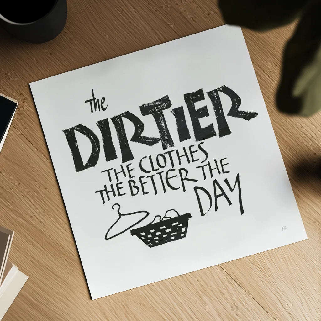 Laundry Room IV White by Chris Paschke. Shown as a detailed flat fine art print, highlighting archival giclee quality. Available as an archival giclee rolled canvas, fine art paper, or poster print. SKU 65518a.