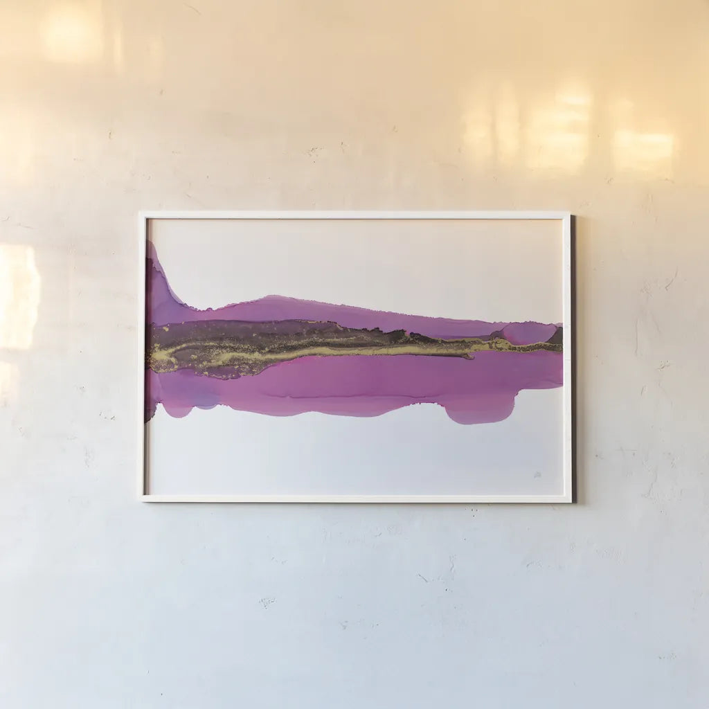 Lava by Chris Paschke. shown as a paper print in a white frame. Available as a archival giclee rolled canvas, fine art paper, or poster print. SKU 65428i.