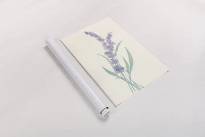 Lavender II by Chris Paschke. shown as a rolled paper print. Available as archival giclee rolled canvas, fine art paper, or poster print. SKU 55076h.